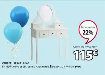JYSK Coiffeuse malling offre