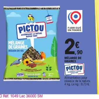 E.Leclerc MÉLANGE DE GRAINES offre