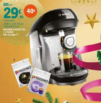 E.Leclerc Machine a dosettes offre