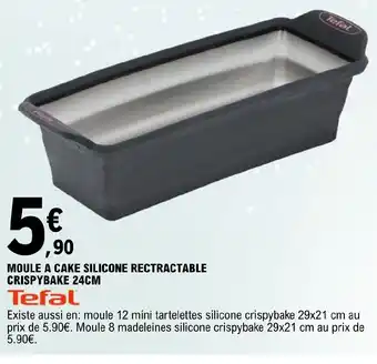 MOULE A CAKE SILICONE RECTRACTABLE CRISPYBAKE 24CM