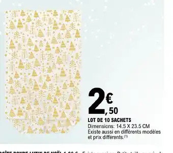 E.Leclerc LOT DE 10 SACHETS offre