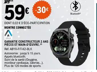 E.Leclerc MONTRE CONNECTÉE offre