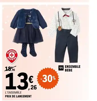 E.Leclerc ENSEMBLE BEBE offre