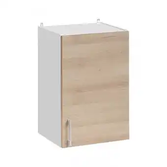 Cuisineandcie - meuble haut de cuisine eco chene naturel 1 porte l 40 cm