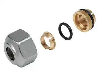 Adaptateur tube cuivre r178 alésage 16x16 - giacomini - r178x018