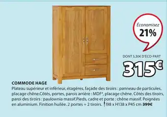 JYSK Commode Hage offre