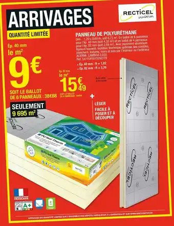 Panneau de polyuréthane