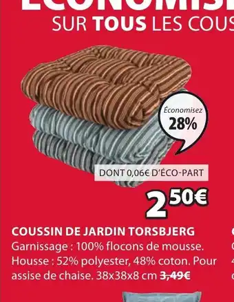 Coussin de jardin torsbjerg