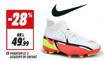 Intersport Phantom GT 2 academy DF enfant offre