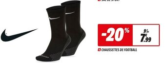 Intersport Chaussettes de football offre
