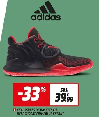 Intersport Chaussures de basketball deep threat primeblue enfant offre