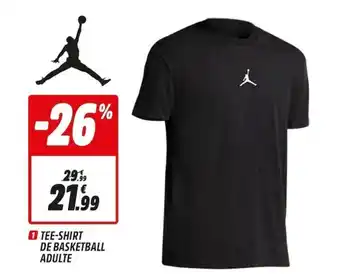 Intersport Tee-shirt de basketball adulte offre