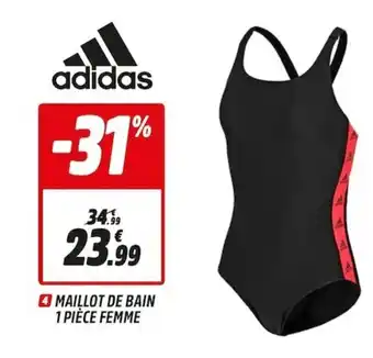 Intersport Maillot de bain 1 pièce femme offre