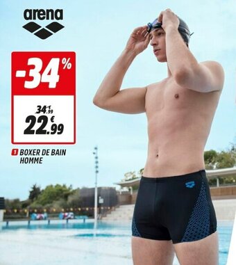 Intersport Boxer de bain homme offre