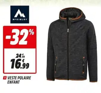 Intersport Veste polaire enfant offre