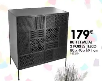 La Foir'Fouille Buffet metal 2 portes teeco offre