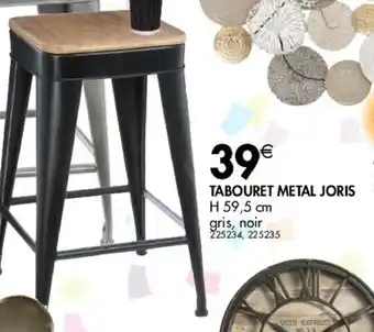 La Foir'Fouille Tabouret metal joris offre