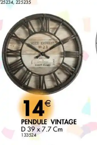 La Foir'Fouille Pendule vintage offre