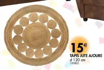 La Foir'Fouille Tapis jute ajoure offre