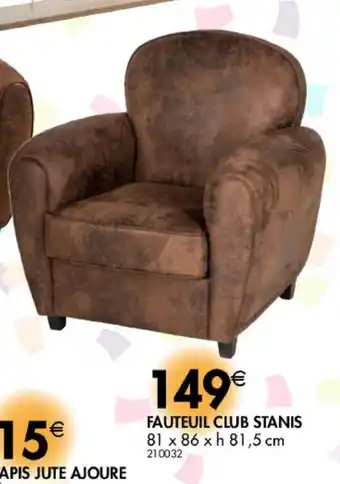 La Foir'Fouille Fauteuil club stanis offre