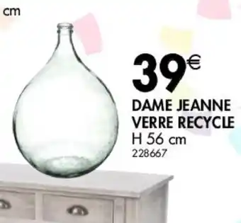 La Foir'Fouille Dame jeanne verre recycle offre