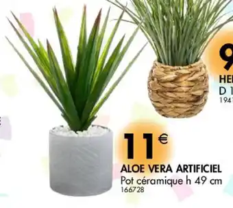 La Foir'Fouille Aloe vera artificiel offre