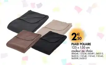 La Foir'Fouille Plaid polaire offre