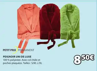 JYSK Peignoir uni de luxe offre