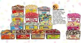 La Foir'Fouille Boites Tubo Haribo offre