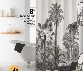 La Foir'Fouille Rideaux douche Cocoty offre