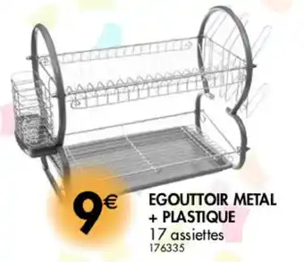 La Foir'Fouille Egouttoir metal + plastique offre