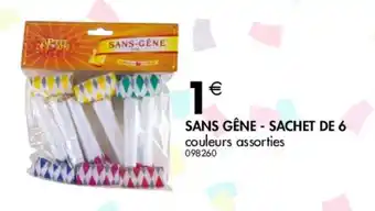 La Foir'Fouille Sans gêne - Sachet de 6 offre