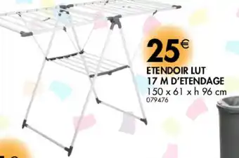 La Foir'Fouille Etendoir lut 17 M d'etendage offre