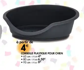 La Foir'Fouille Corbeille plastique pour chien offre