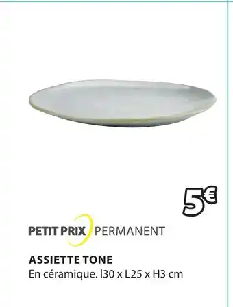 JYSK Assiette tone offre