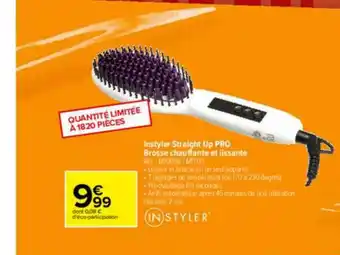 Instyler Straight Up Pro Brosse Chauffante Et Lissante