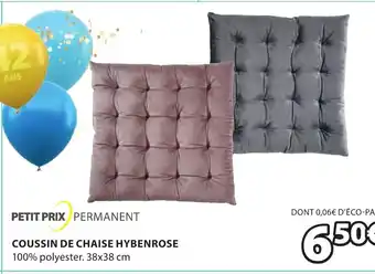 JYSK Coussin de chaise hybenrose offre