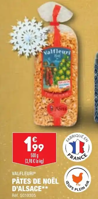 ALDI PÂTES DE NOËL D'ALSACE offre
