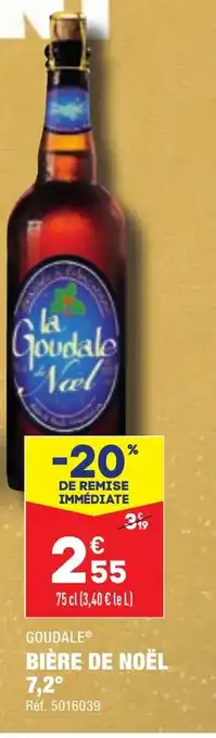 ALDI BIÈRE DE NOËL 7,2 offre