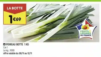 Leader Price POIREAU BOTTE 1KG offre
