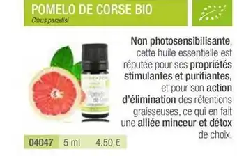 Pomelo De Corse Bio