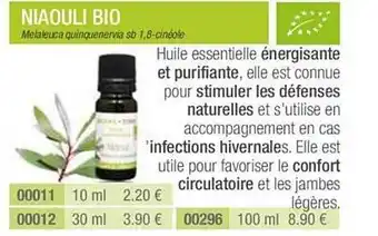 Aroma Zone Niaouli Bio offre