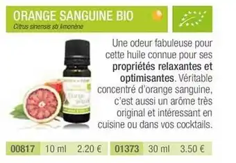 Orange Sanguine Bio