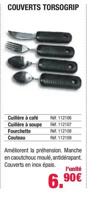 Couverts Torsogrip