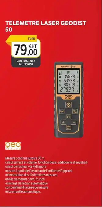 Telemetre Laser Geodist 50
