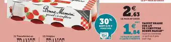 U Express Yaourt Brassé Sur Lit De Confiture Bonne Maman offre
