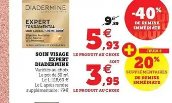 Soin Visage Expert Diadermine -40% De Remise Immédiate