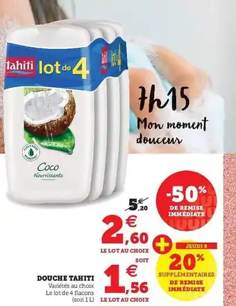U Express Douche Tahiti -50% De Remise Immédiate offre