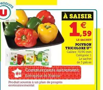 U Express Poivron Tricolore offre