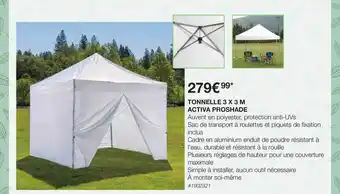 Costco Tonnelle 3 X 3 M Activa Proshade offre
